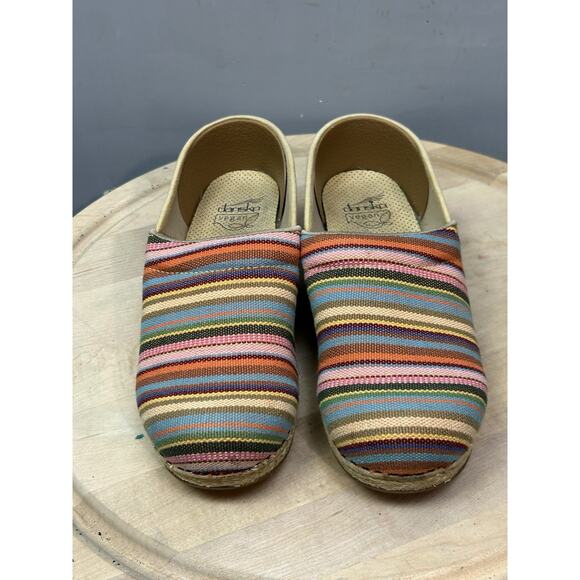 Dansko Clogs Vegan Jute Pro Clogs Womens 39/US 8.5 Professional Nurse - Picture 2 of 8